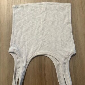Women's White Sleeveless Top